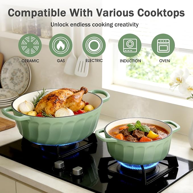 Enameled Cast Iron Dutch Oven - Image 4