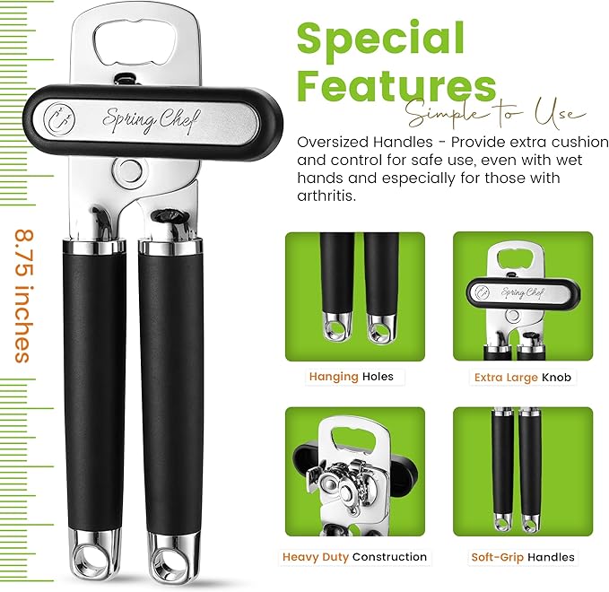 Spring Chef Stainless Steel Can Opener - Image 3