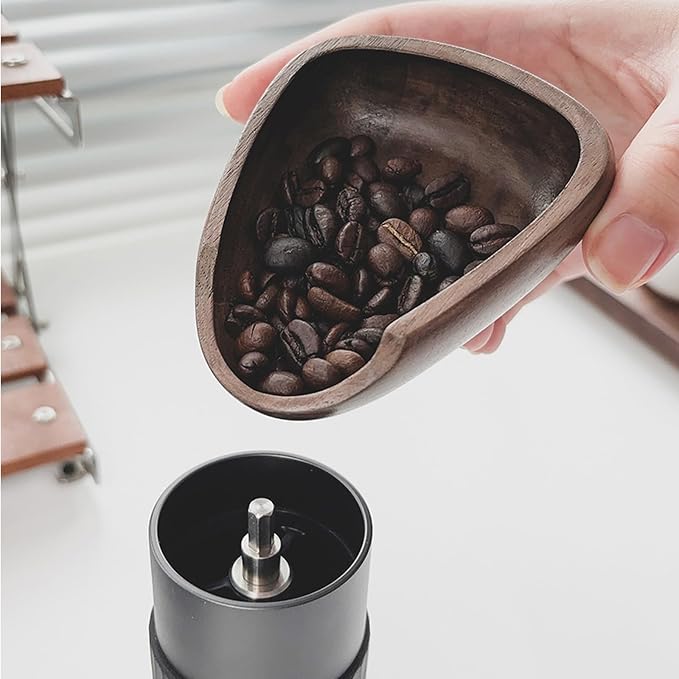 Coffee Bean Sabeli Wood Set:Bean Bowl, Spray Bottle, Measuring Spoon - Image 3