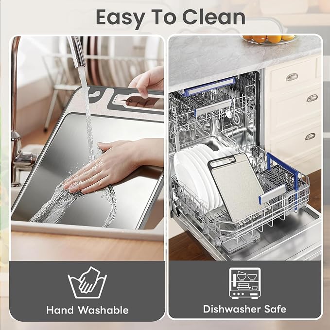 Stainless Steel Cutting Board, Dishwasher Safe, Scratch-Resistant - Image 6