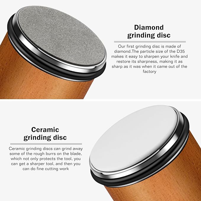 AIERLIAN Knife Sharpener Tool, Rolling Knife Sharpener Kit, Knife Sharpening - Image 3
