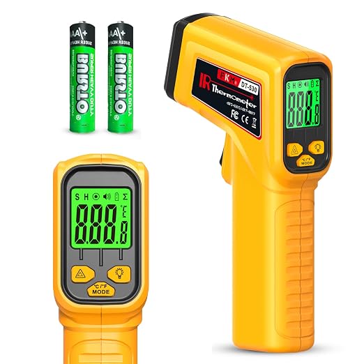 FKM Infrared Thermometer Gun Non-Contact Laser Temperature Gun, -58°F~986°F by FKM