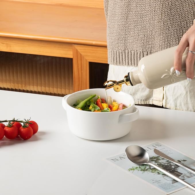 Sweejar Ceramic Olive Oil Dispenser Bottle - Image 4