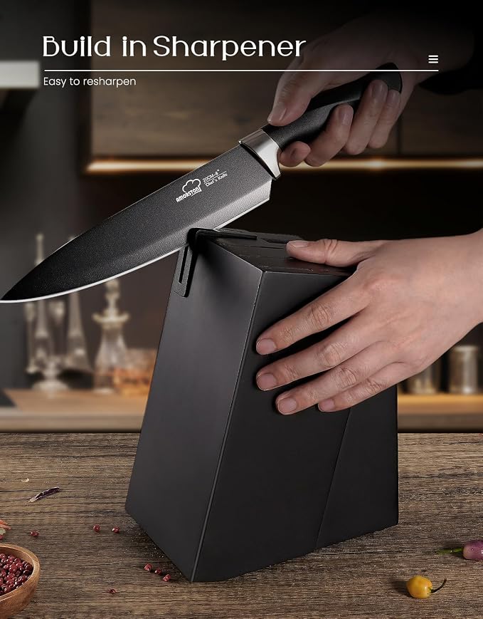 Amorston Knife Set, 15 Pieces Kitchen Knives Set - Image 5