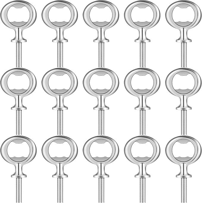 Cunhill 15 Pcs Metal Bottle Opener Blank Bulk Bottle Opener Inserts Parts by Cunhill
