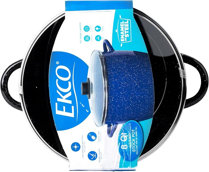 EKCO EOS 8-Quart Speckled Stockpot - Image 10