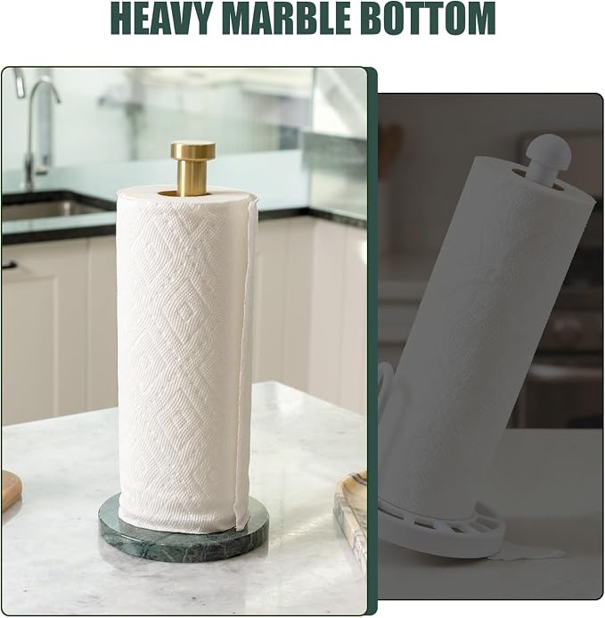 Koville Paper Towel Holder Countertop, Standing Paper Roll Holder - Image 6