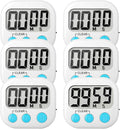 6 Pack Digital Kitchen Timer Small Classroom Timers by VOULOIR