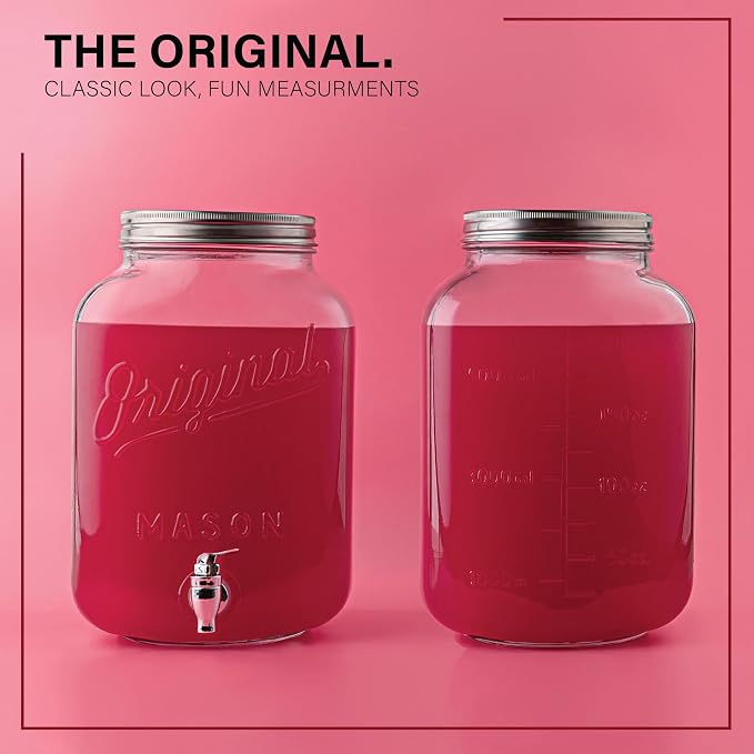 2 GALLON Glass Drink Dispensers - Image 4