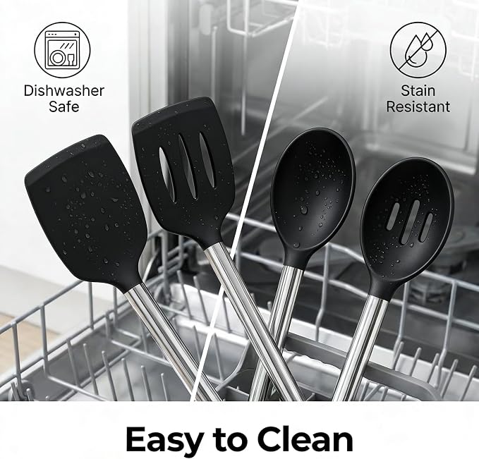 Vayvnt Silicone Cooking Utensils Set - Image 7
