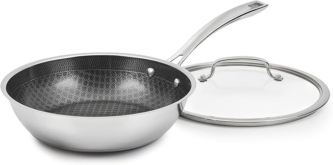 Cuisinart FusionPlus Hybrid Stainless Steel Cookware, 10.25-Inch Deep Fry Pan by Cuisinart