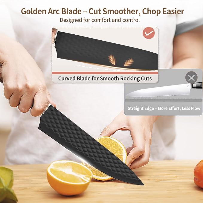 Knife Set, 7-Piece Kitchen Knife Set - Image 3