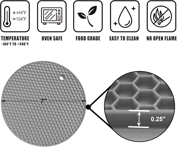 Walfos Silicone Trivet Mats - Image 6