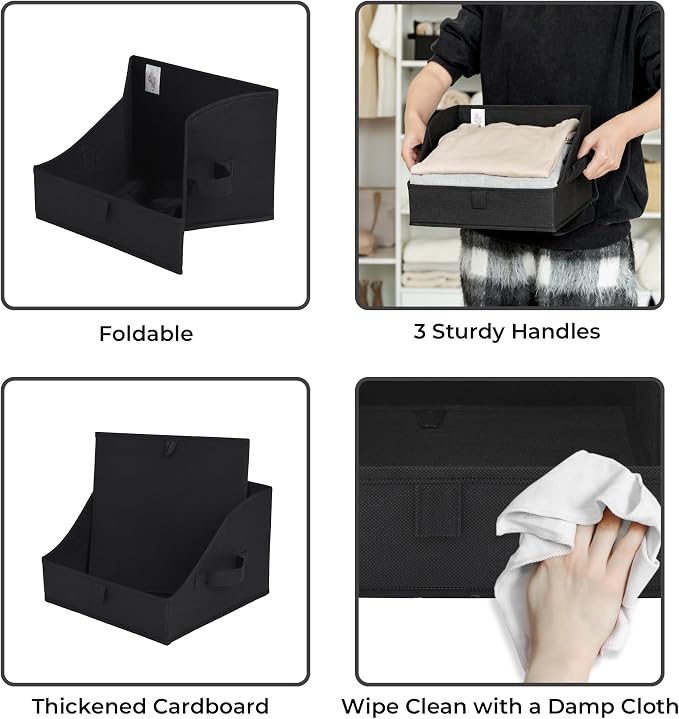 GRANNY SAYS Closet Organizer Bins, Trapezoid Storage Bin, Storage Baskets - Image 8