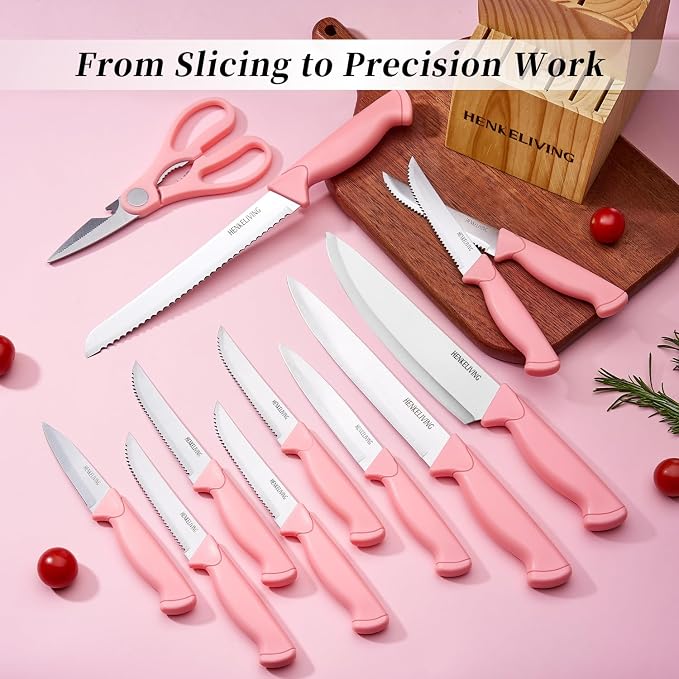 Knife Set, 14-Piece Kitchen Knives Set - Image 4
