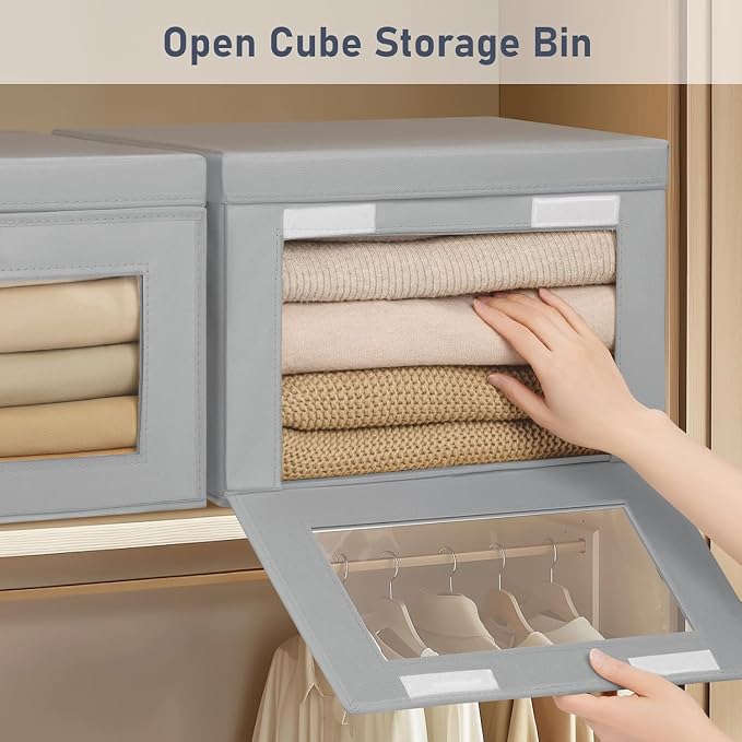 DIMJ Storage Bins with Lids - Image 2
