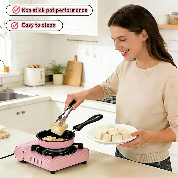 4.7 Inch Mini Frying Pan, Flat Bottom Design - Image 6