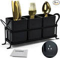 ECOIOU Cutlery Holder with Drain Holes, Dishwasher Safe Silverware Caddy by Ecoiou