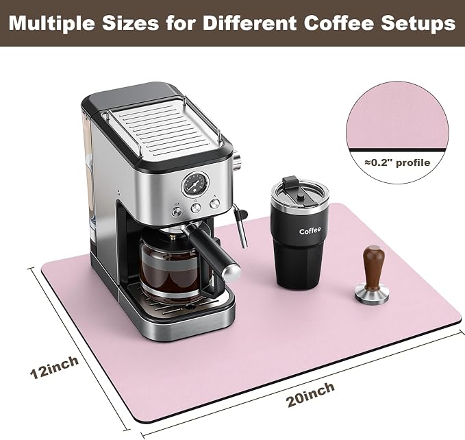 Coffee Mat, Absorbent Dish Drying Mat - Image 7