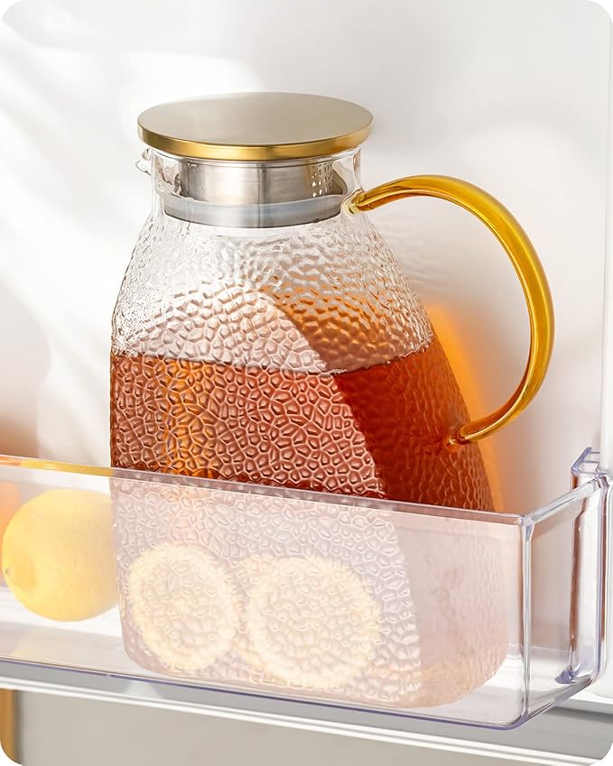 Baffect Water Pitcher, High Borosilicate Glass Jug by Baffect