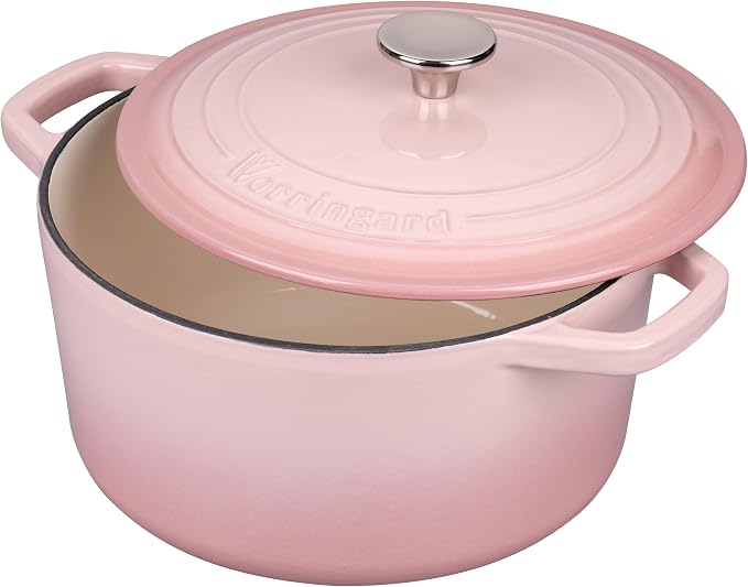 VORRINGARD Enameled Cast Iron Dutch Oven Pot - Image 4