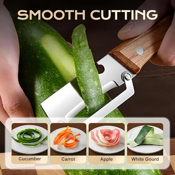 2Pcs Multifunctional Vegetable Peeler - Image 4