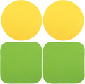 4pcs Rubber Jar Opener, 2 Round & 2 Square Rubber Bottle Opener Pads Non-Slip by Unknown