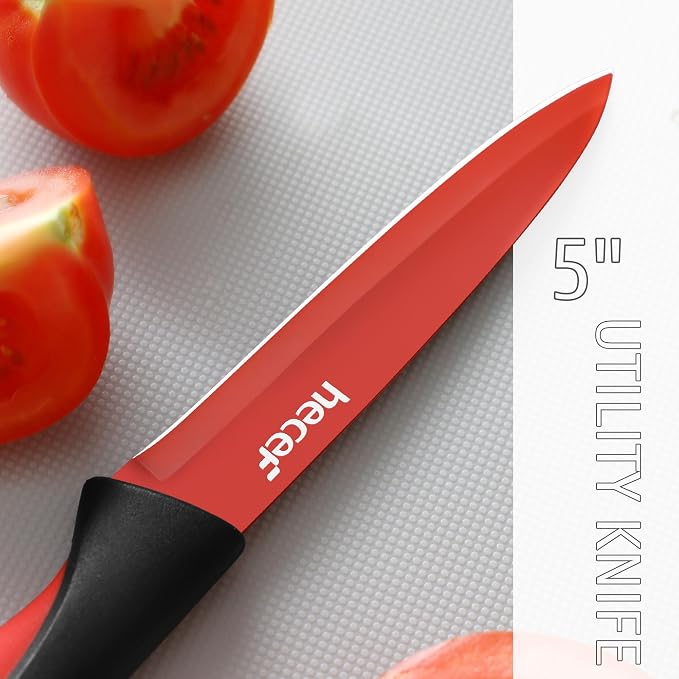 hecef 14 Pieces Kitchen Knife Set - Image 4