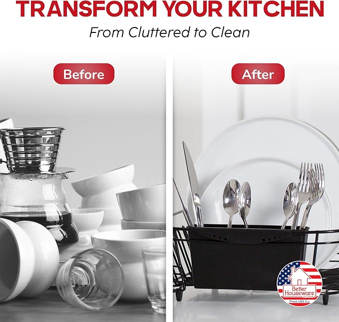 Better Houseware in Sink Dish Drying Rack, Dish Drying Rack in Sink - Image 5