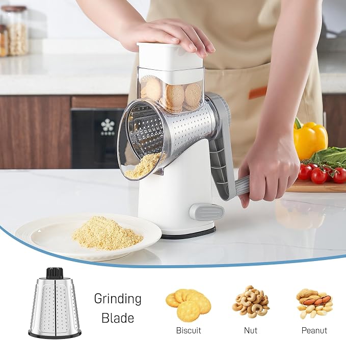 VEKAYA Rotary Cheese Grater Hand Crank - Image 7