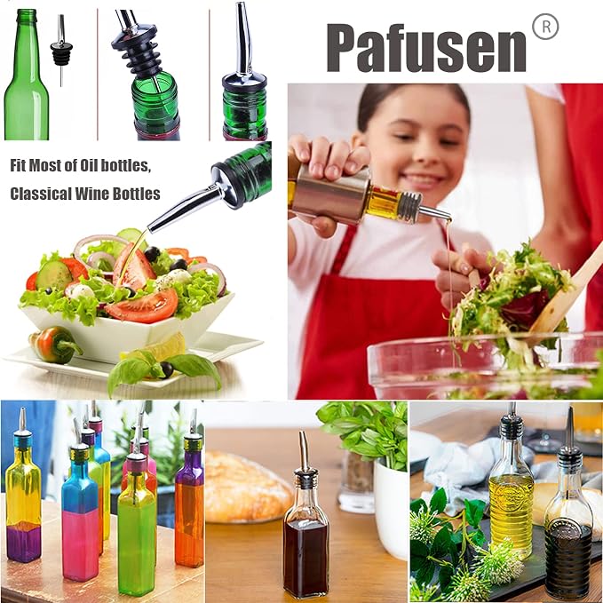 Pafusen 12 Pack Liquor Bottle Pourers, Liquor Pour Spout - Image 4