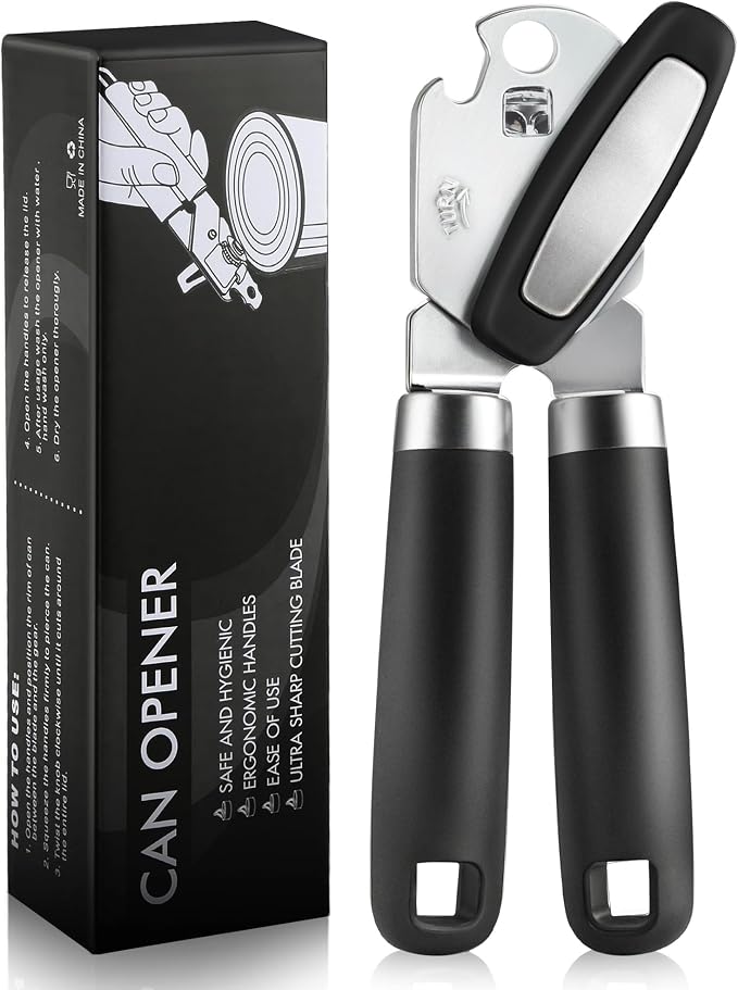 Multifunctional Can Opener Manual, Durable Heavy Duty Handheld Strong Can Opener by Unknown
