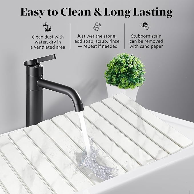 2 PCS Extra Large Stone Dish Drying Mats - Image 5