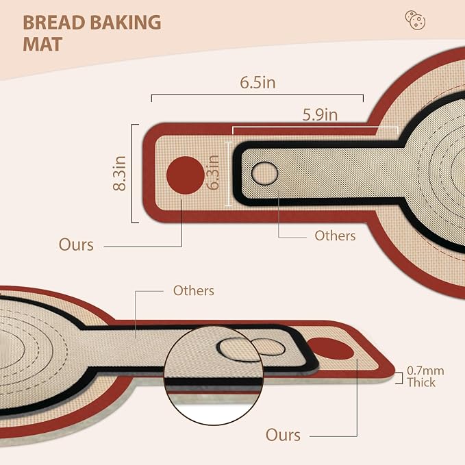 Silicone Bread Sling for Dutch Oven, Easy and Safe Sourdough Transfer, - Image 7