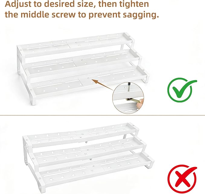 SANKEU Expandable Spice Rack Organizer - Image 7