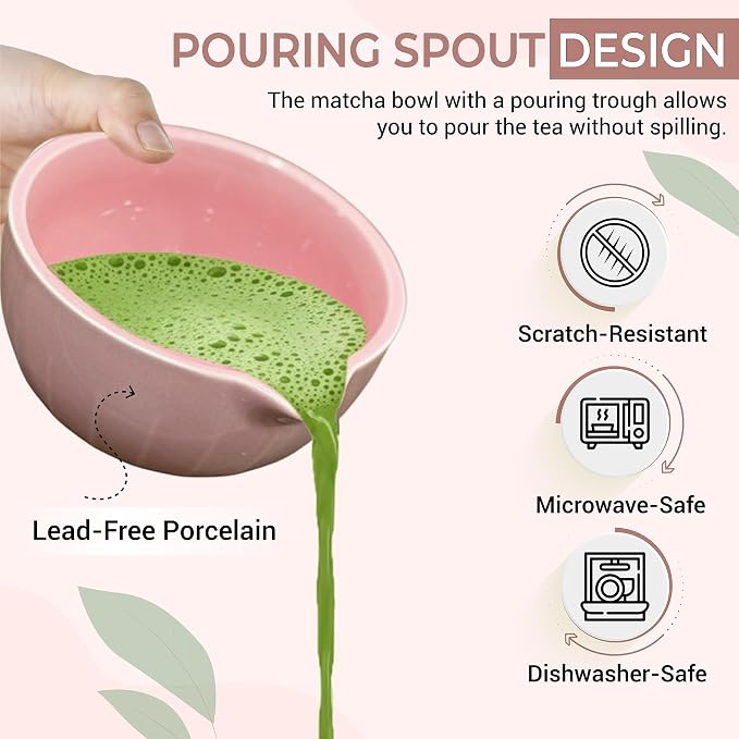 Matcha Whisk Set with Matcha Bowl - Image 3