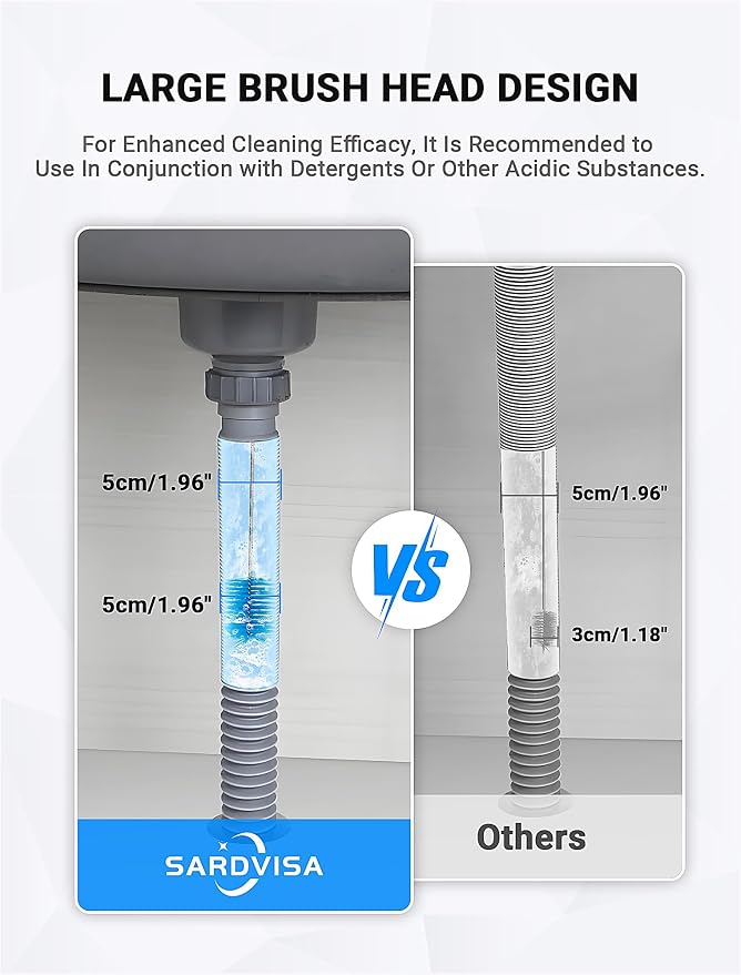SARDVISA Flexible Long Drain Brush Tool - Image 4