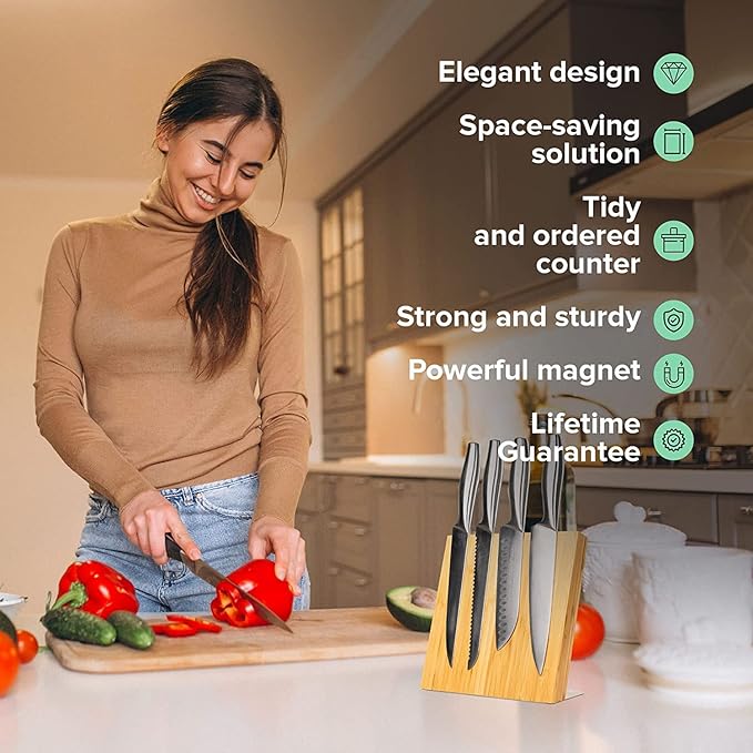 Magnetic Knife Block Without Knives By Coninx - Image 2
