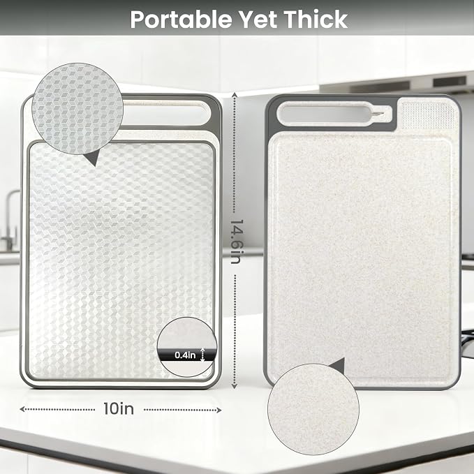 Stainless Steel Cutting Board, Dishwasher Safe, Scratch-Resistant - Image 2
