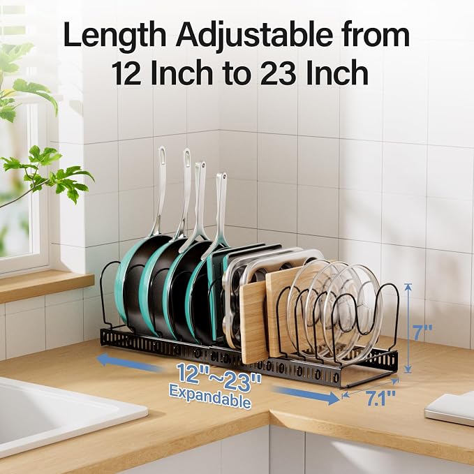 ORDORA Pots and Pans Organizer under Cabinet - Image 3