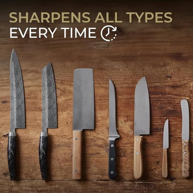 5 Angles High Carbon Stainless Steel Rolling Knife Sharpener - Image 3