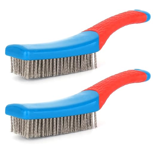 2 Pack Wire Brushes for Cleaning-Heavy Duty Stainless Steel Wire Scratch Brush - Image 3