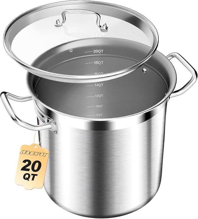 STOCKPOT Stainless Steel 20 Quart Stockpot by STOCKPOT