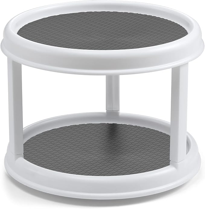 2 Pack, 2 Tier 10" Turntable Lazy Susan Spice Organizer - Image 8