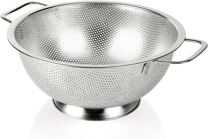 Gulex Colander Stainless Steel 3-Quart, Strainer by Gulex