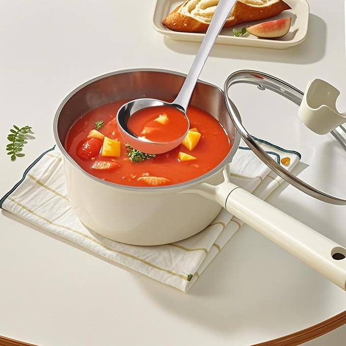 HIFIND Large Ladle Spoon 10.6 Inches Stainless Steel, Heavy Duty Mirror - Image 6
