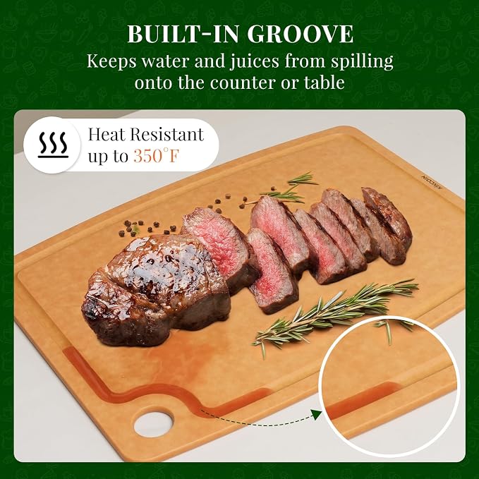 Kikcoin Wood Cutting Board, Cutting Boards - Image 4