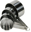 Chef Craft Select 4 Piece Measuring Cup Set, 1/2 and 1 cup, Stainless Steel by ChefCraft