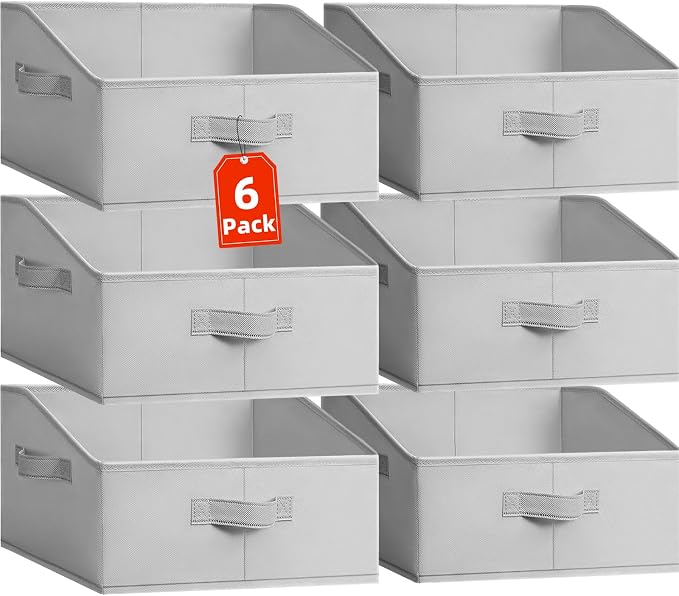 Criusia Closet Organizers Bins 6 Pack by Criusia