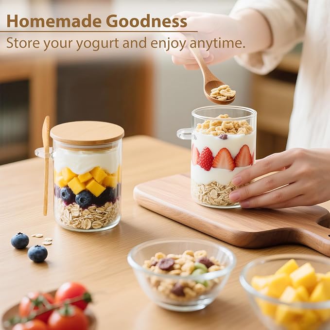 TBWIND 6 Pack Overnight Oats Containers - Image 3